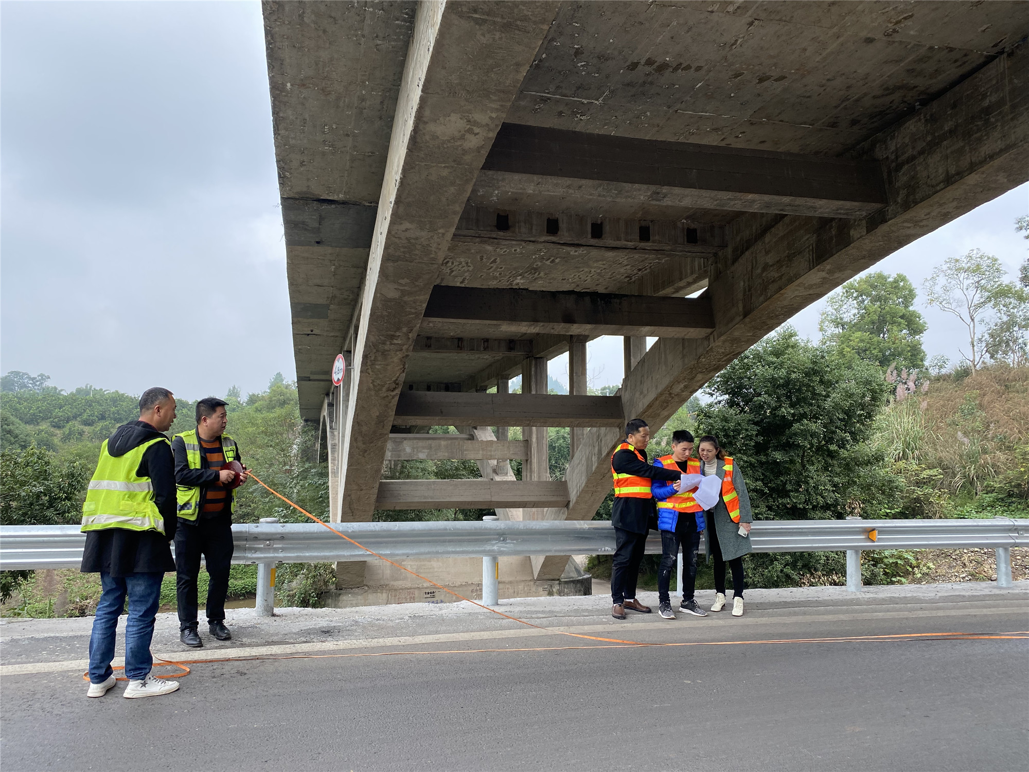 资阳管理处开展10月养护验收工作