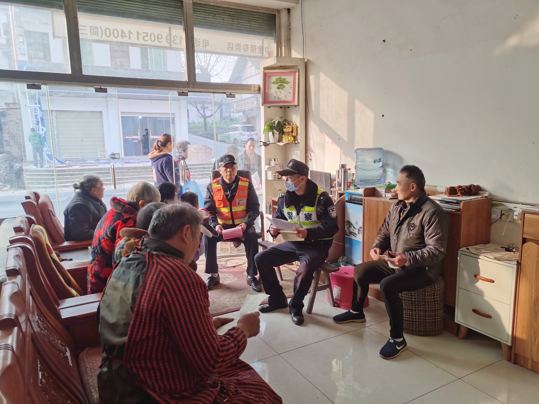 资阳管理处开展12月“五进”安全宣传活动