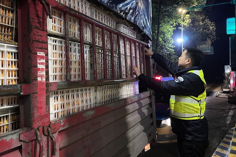 1.16+贺晓+资阳管理处联合高速公路交通执法第一支队四大队开展鲜活车专项稽查行动_副本