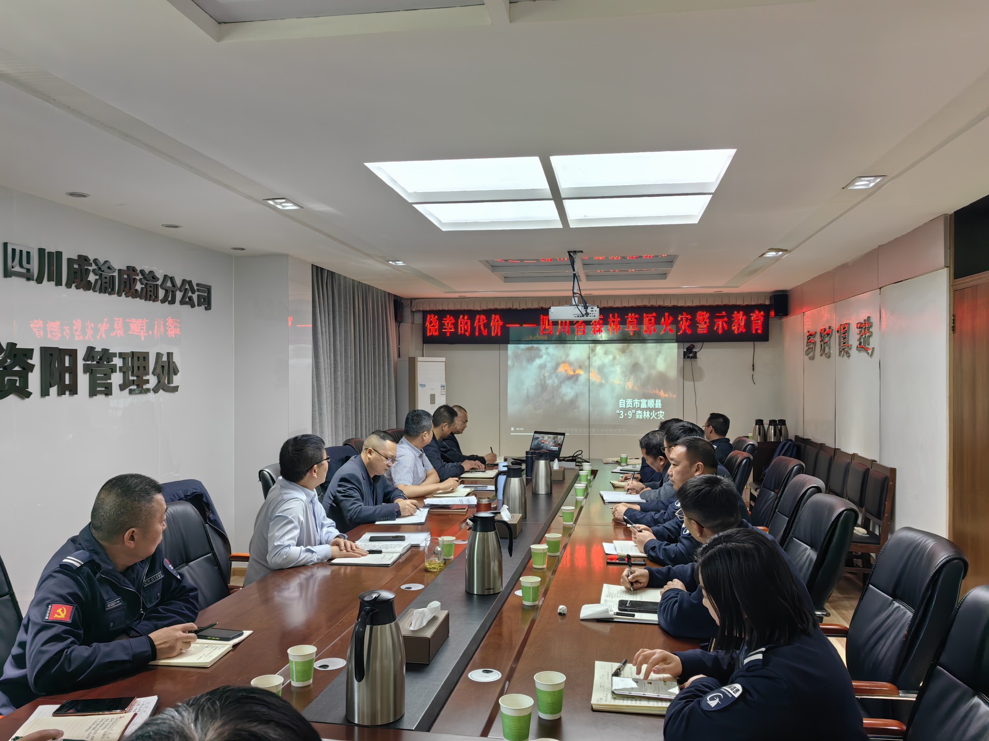 资阳管理处开展森林草原防、灭火警示日宣传活动