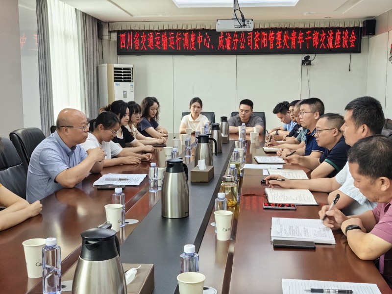 6.25+孙沛四川省交通运输运行调度中心到资阳管理处开展青年干部交流座谈
