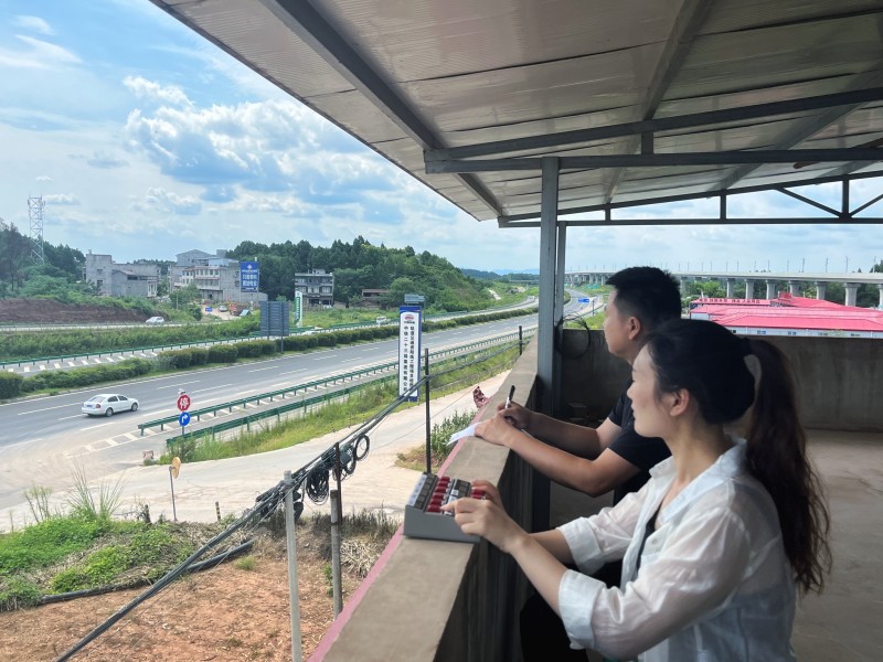 资阳管理处开展周边路网车流量专项调研