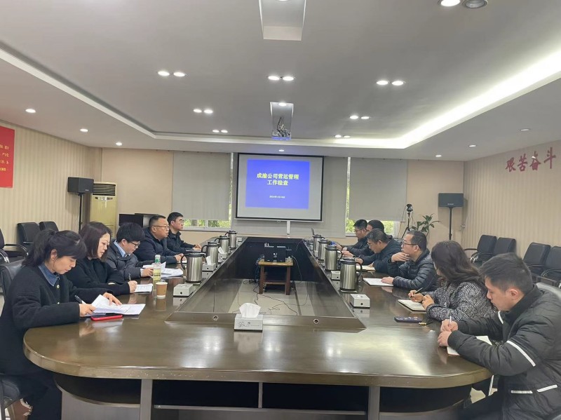 成渝公司到成渝分公司开展营运管理工作检查
